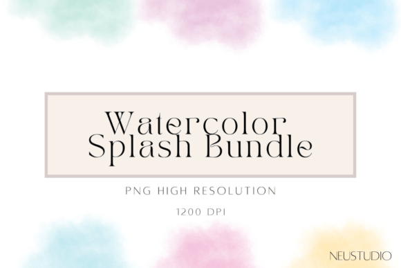 Download Pastel Watercolor Splash Clipart - Watercolor splash Collection