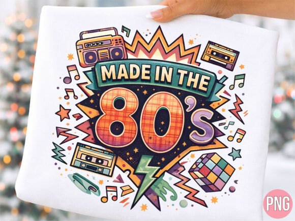 Download Made in the 80s Retro Cassette PNG SHIRT - 80s Collection