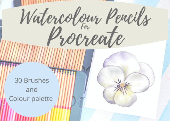 Download Watercolour Pencils Procreate Brushes - Watercolour Collection