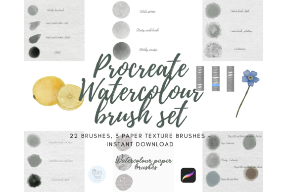 Download Procreate Watercolour Brushes - Watercolour Collection