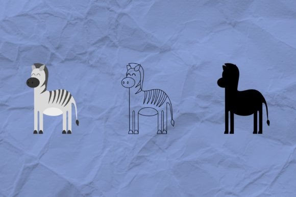 Download Zebra Vector Line Art Silhouette SVG - Line art silhouette Collection