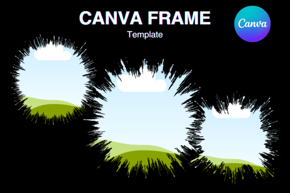 Download Watercolor Splash Canva Frame Effect_C - Watercolor splash Collection